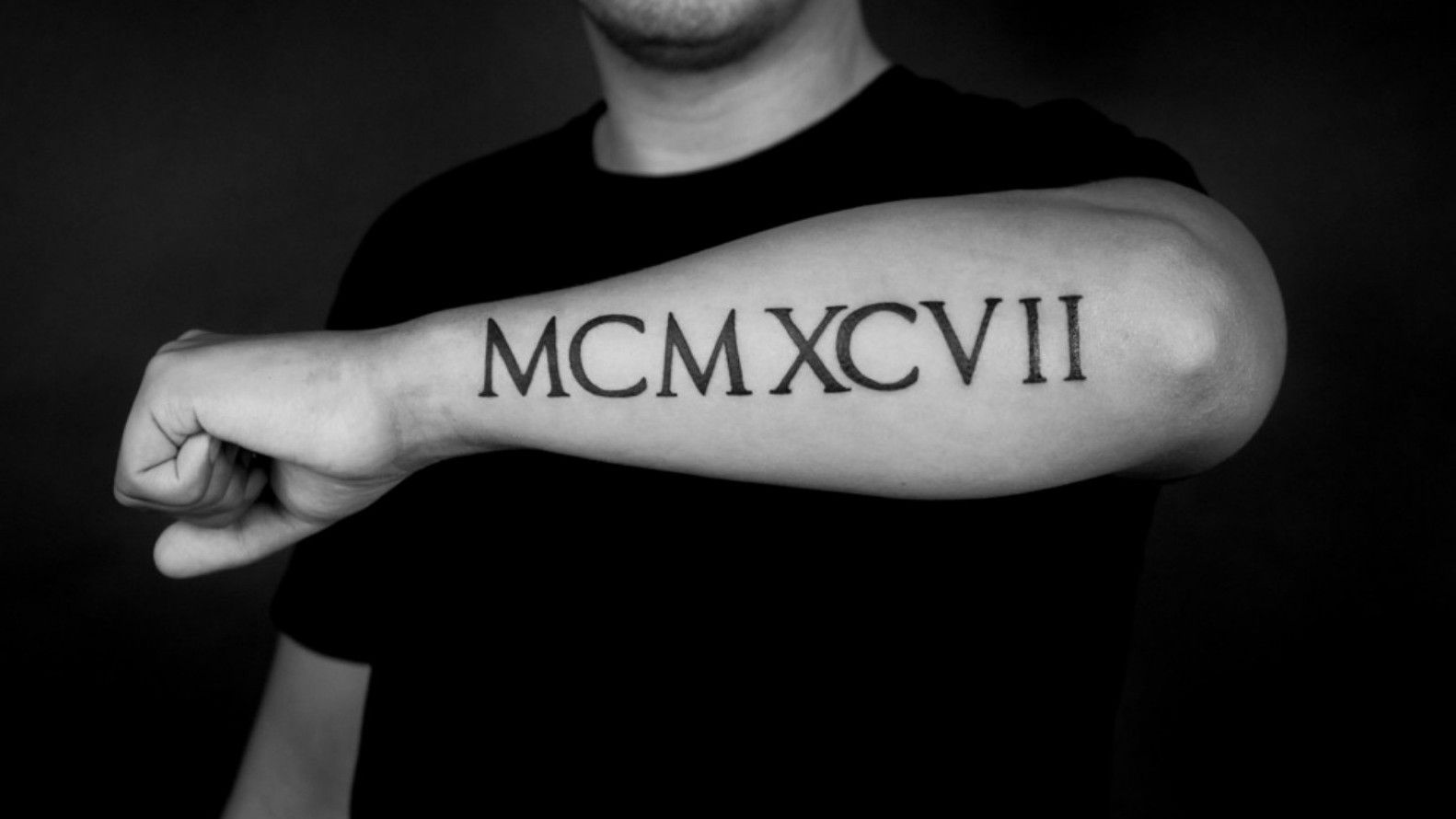 1997 in roman numerals tattoo