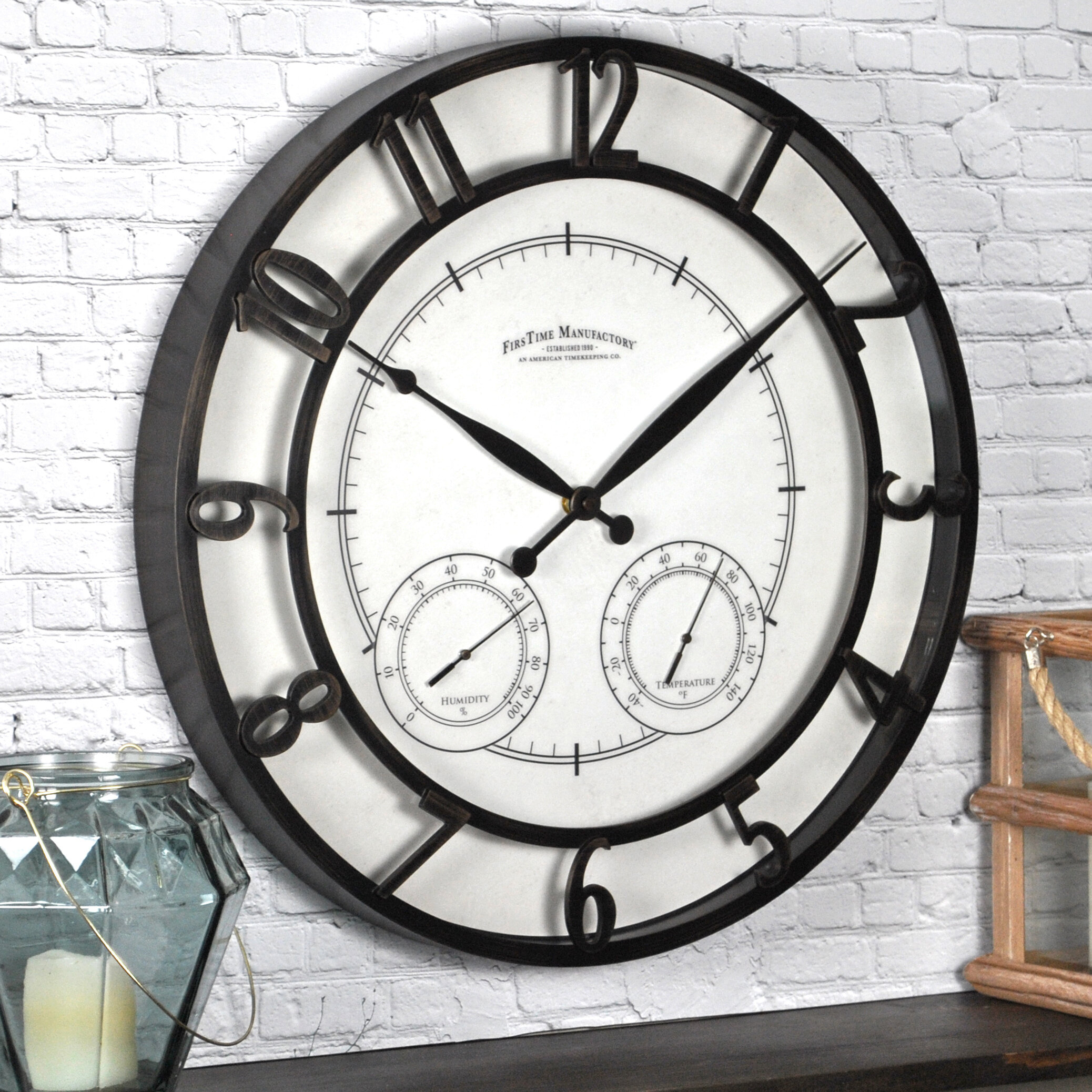 extra large outdoor clocks waterproof