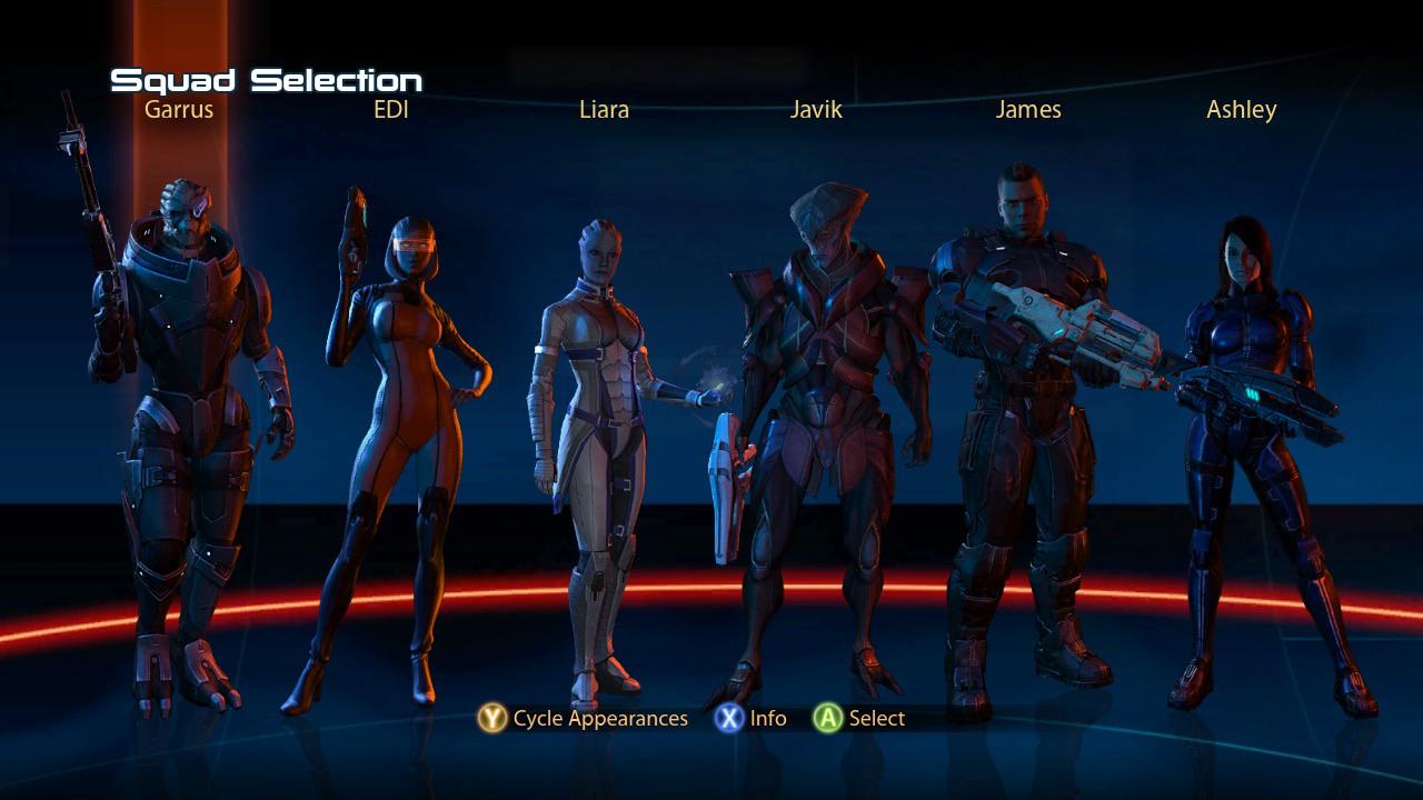 mass effect 3 squadmates