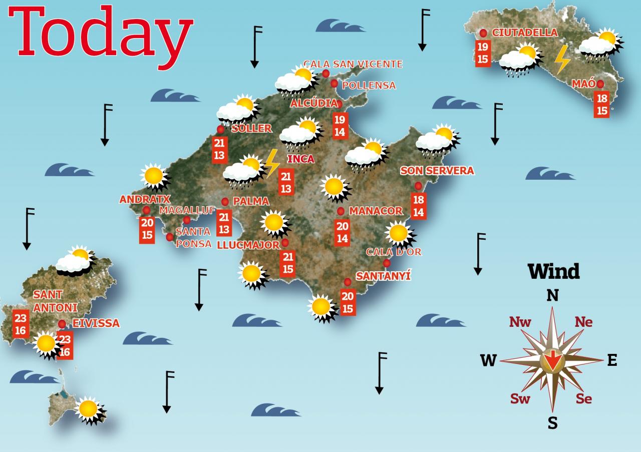 14 day forecast mallorca