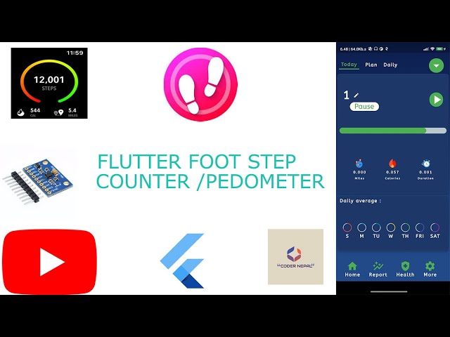 pedometer flutter