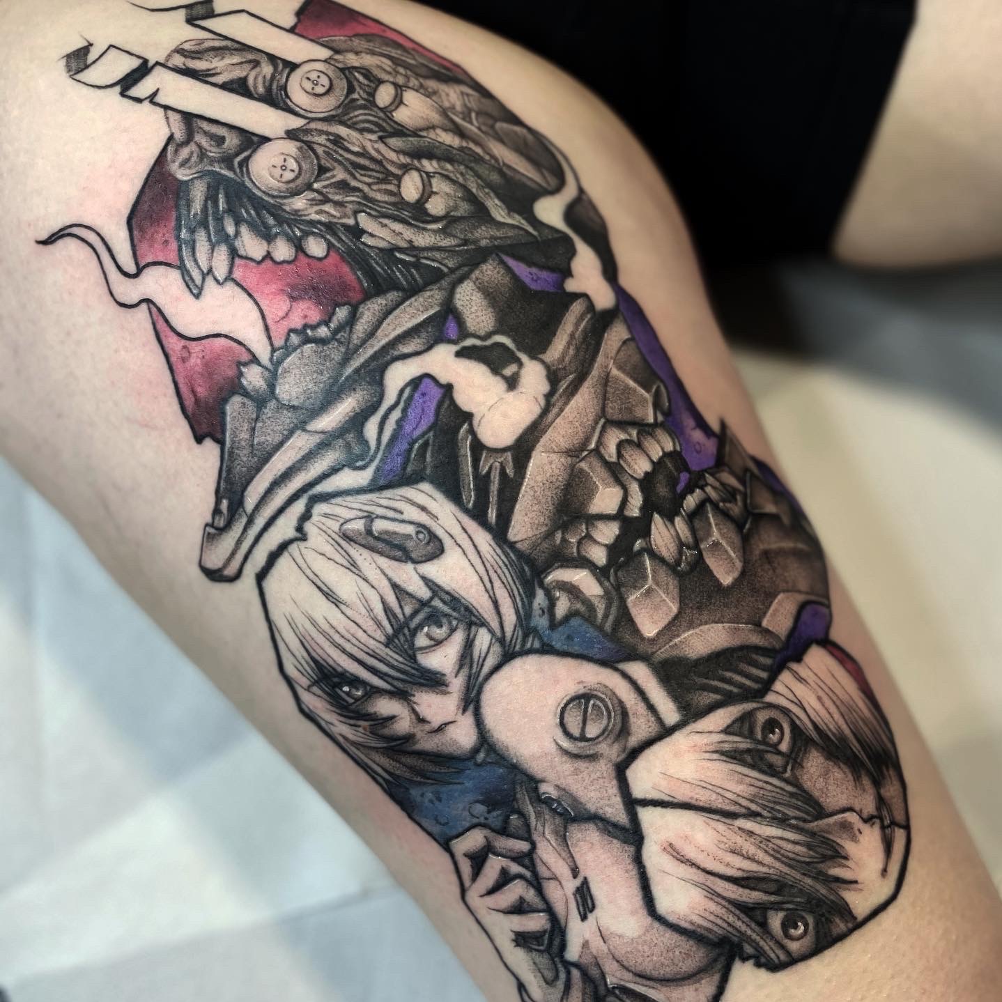 neon genesis evangelion tattoo