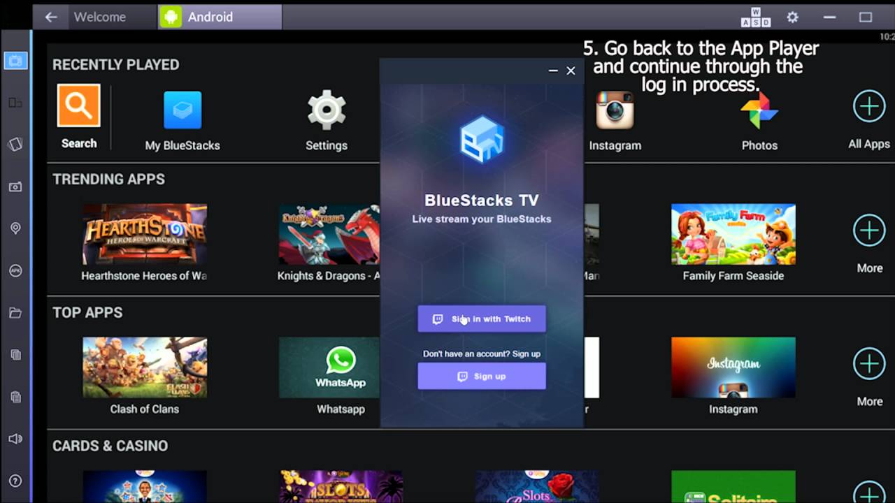 bluestacks streaming mode