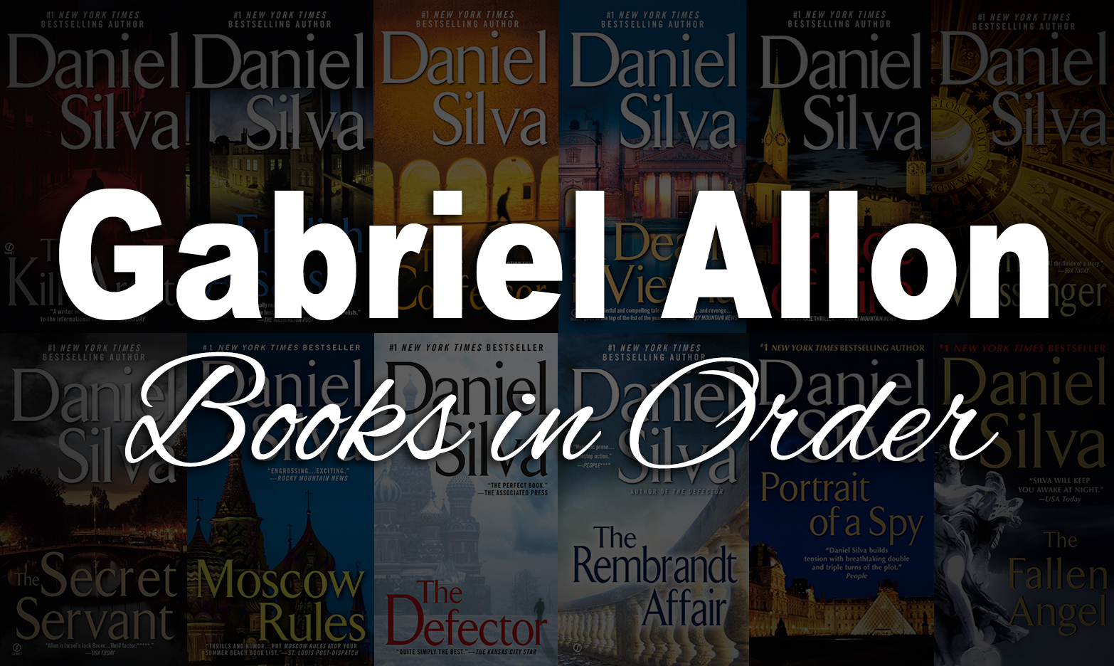 books by daniel silva in order of publication