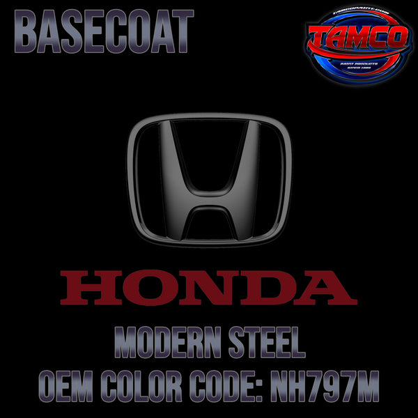 honda modern steel metallic color code