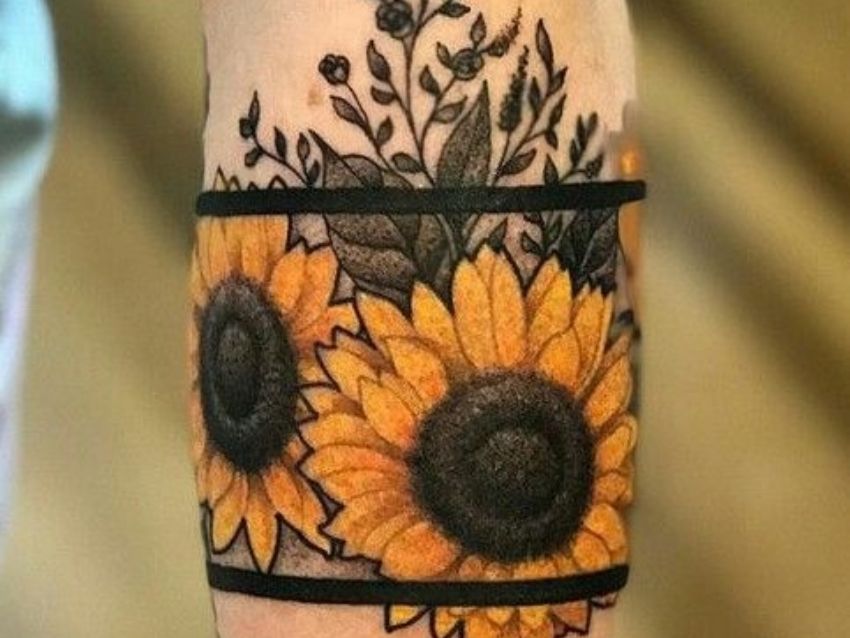 tatuajes de girasoles