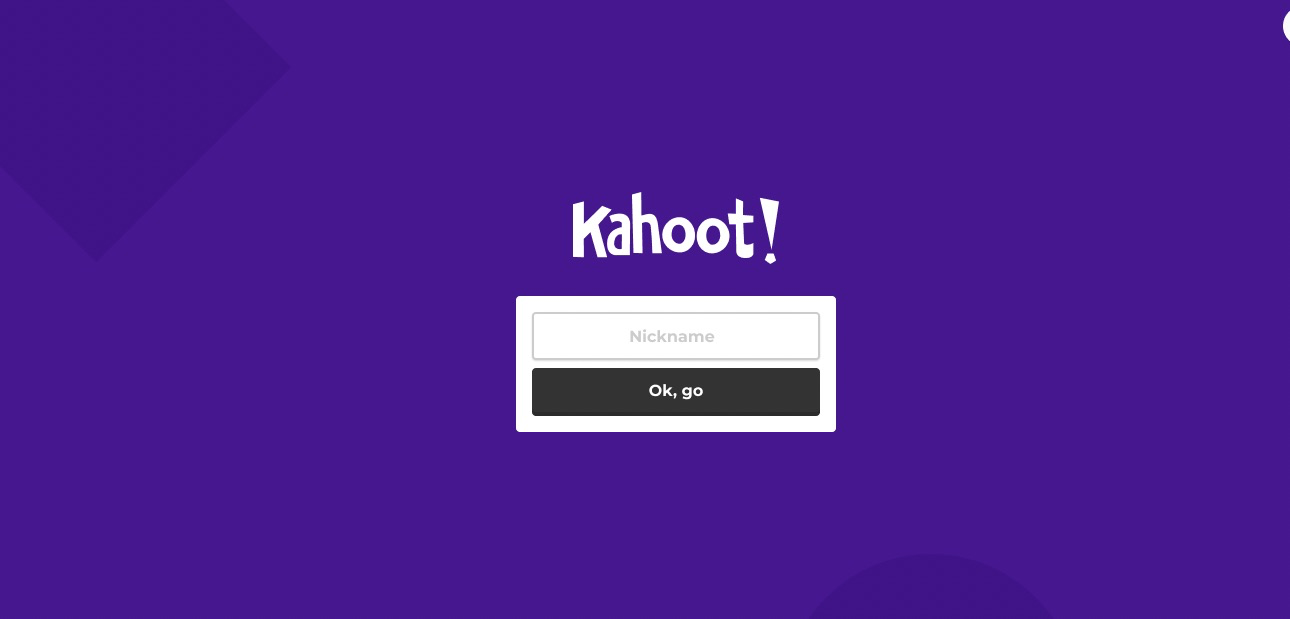 kahoot.it login