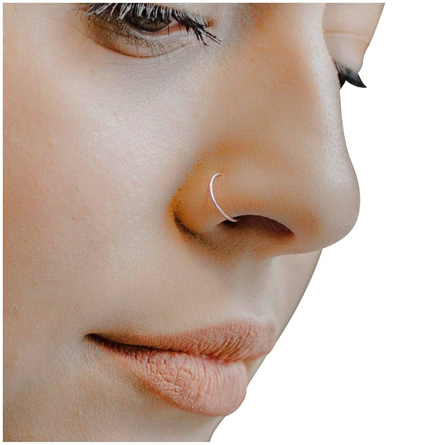 nose piercing ring hoop