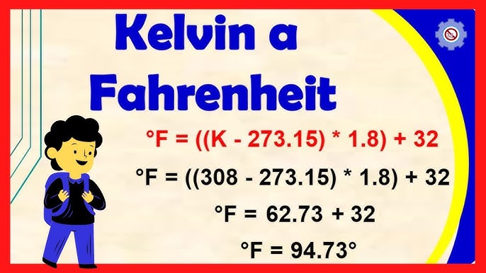 como calcular kelvin a celsius