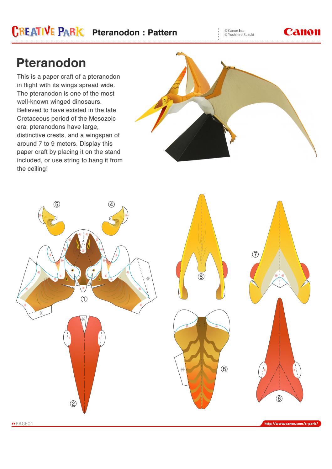 pteranodon papercraft