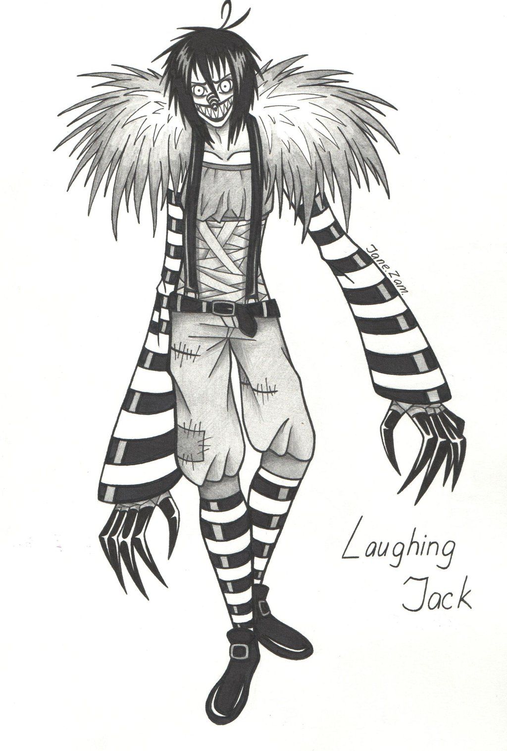 laughing jack dibujo