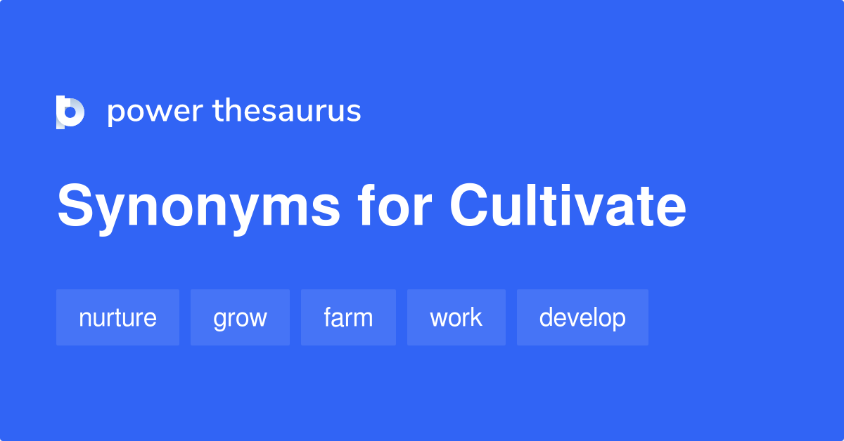 cultivate thesaurus