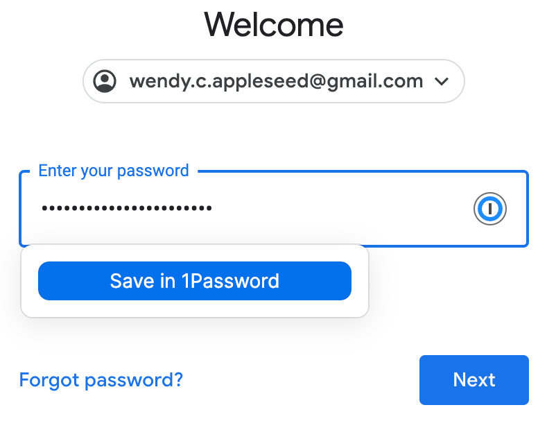 1password login