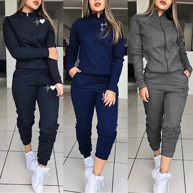 2 piece tracksuit womens set