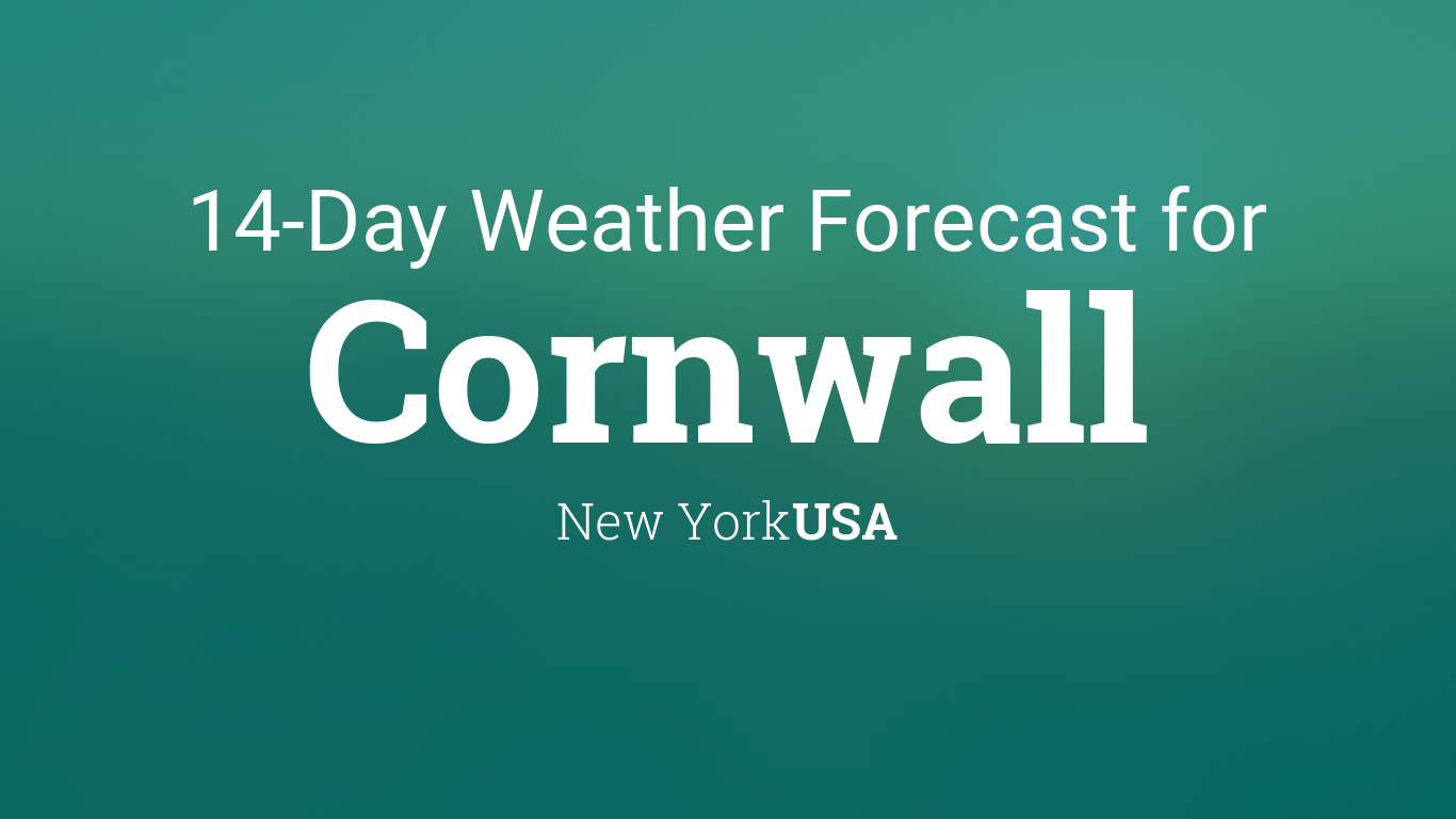 2 week forecast cornwall