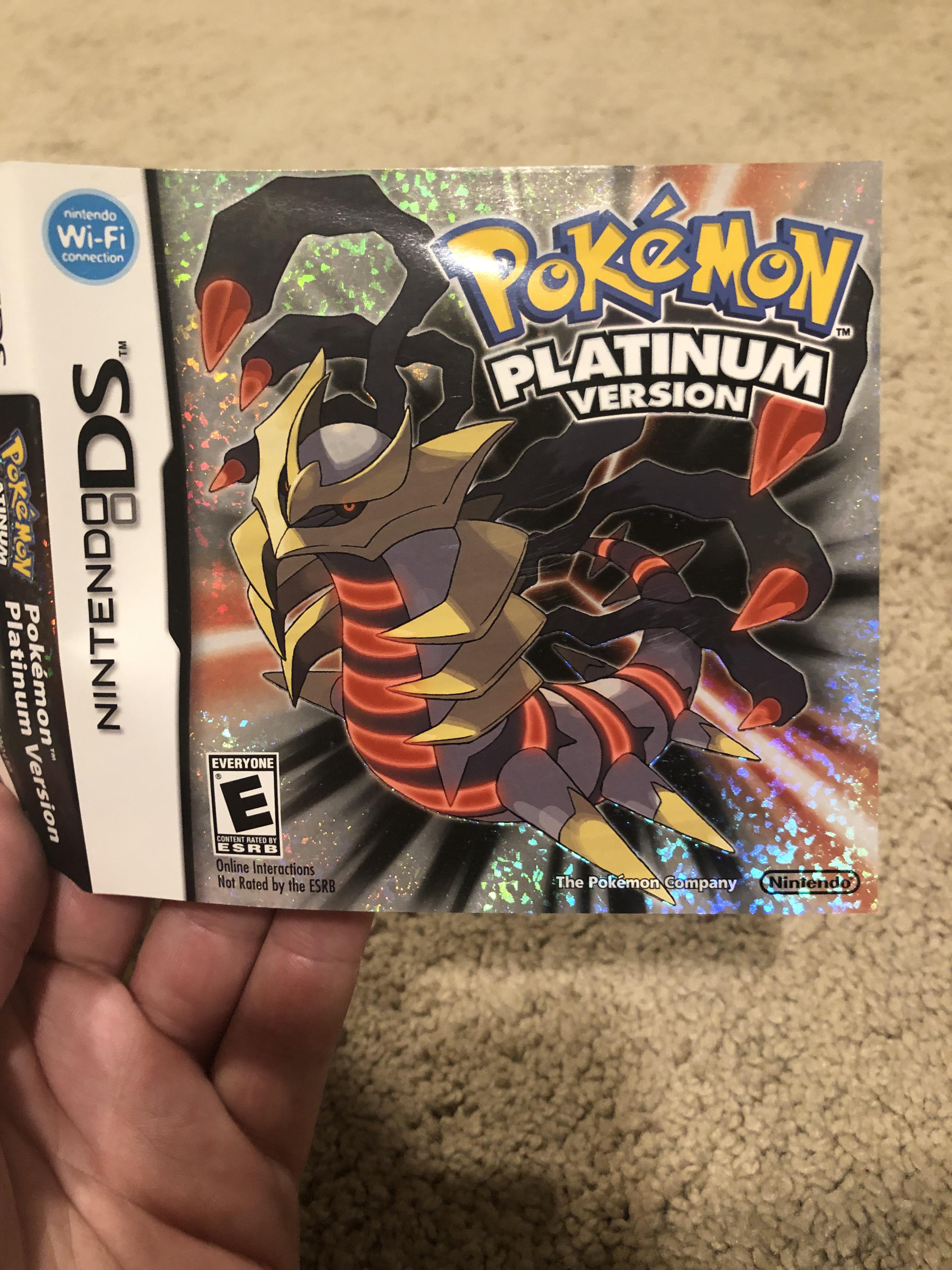 pokemon platinum case