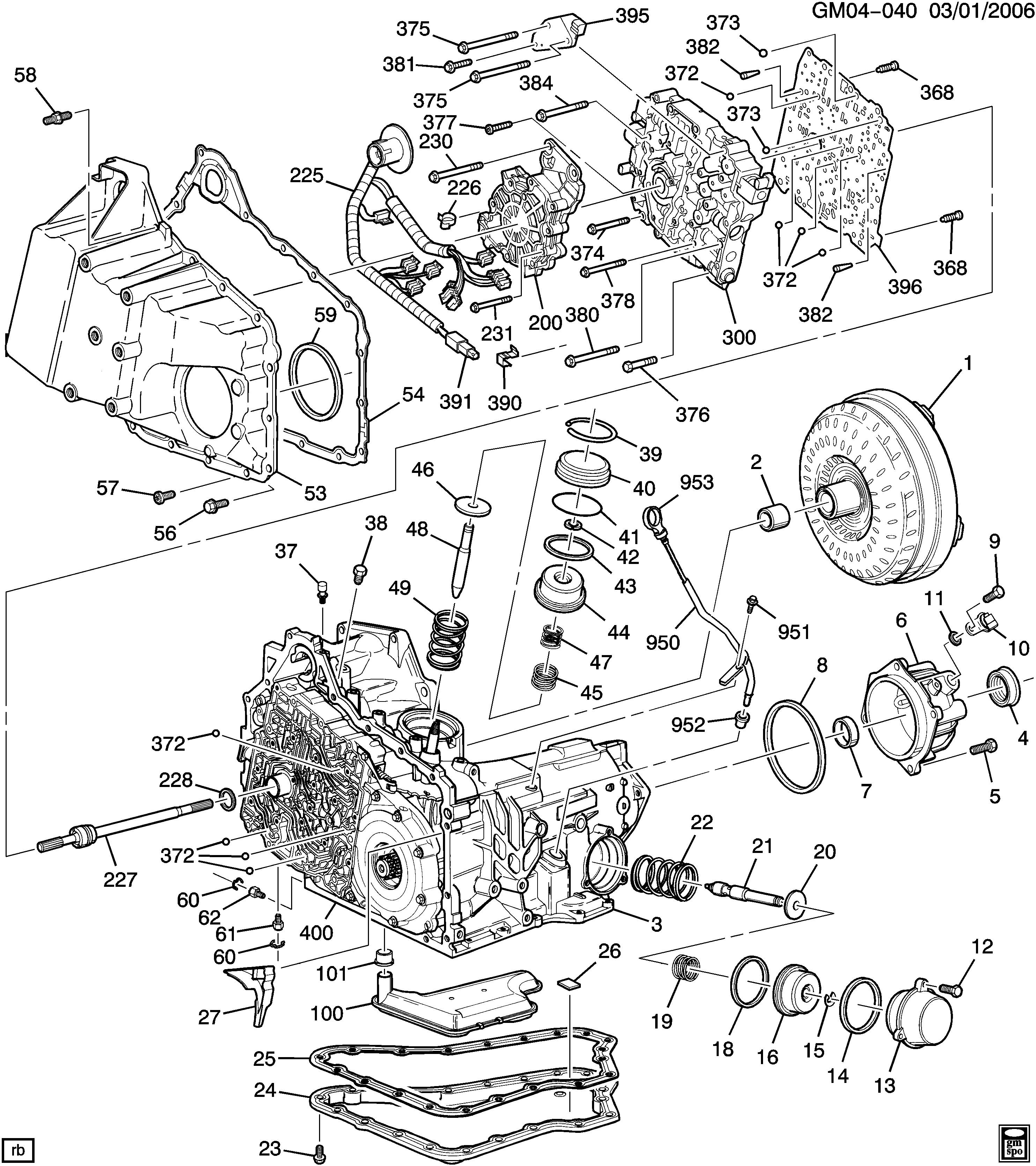 2007 chevy impala transmission diagram