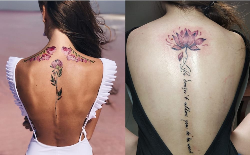 unique spinal tattoo designs