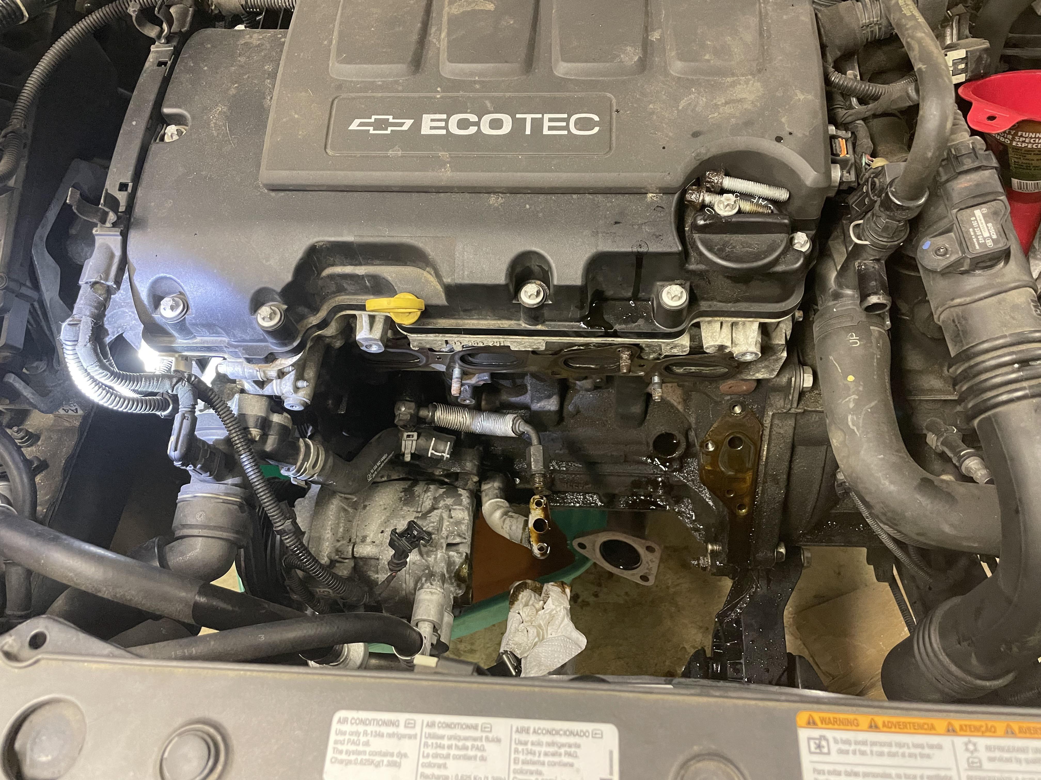 2014 chevy cruze oil cooler replacement cost