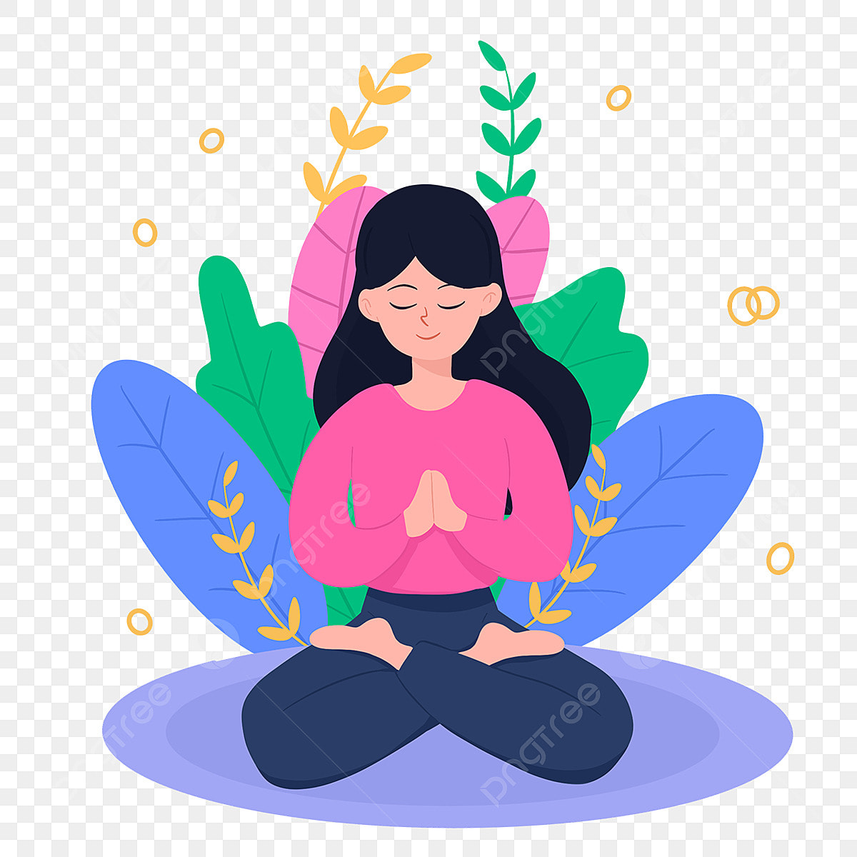 clip art meditation