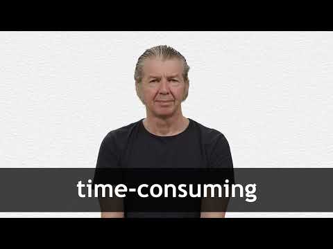 meaning of time consuming