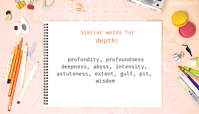 synonyms for depth