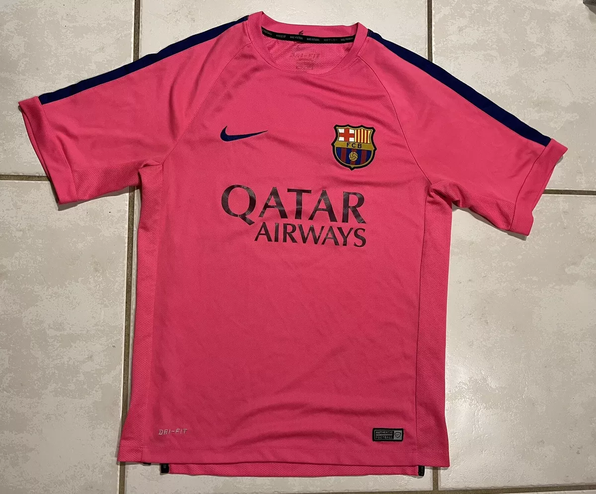 pink barcelona football kit