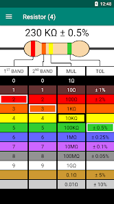 resistance colour code calculator