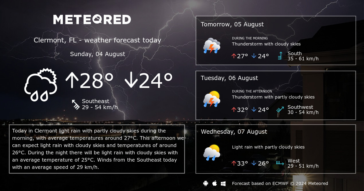 weather clermont fl