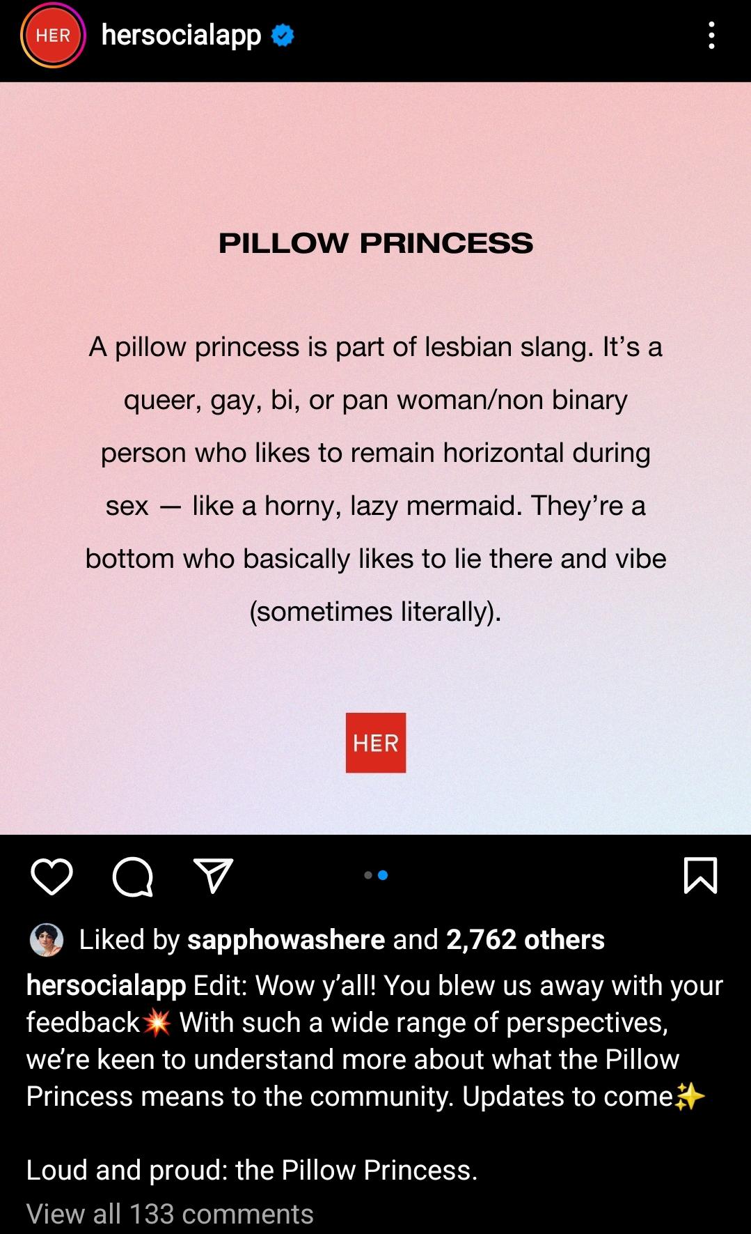 pillow princess urban dictionary