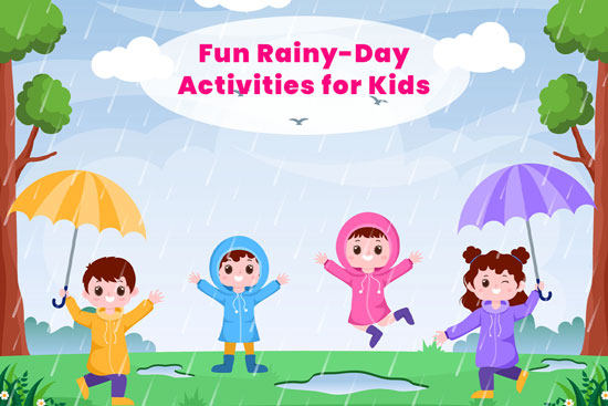 rainy day images for kids