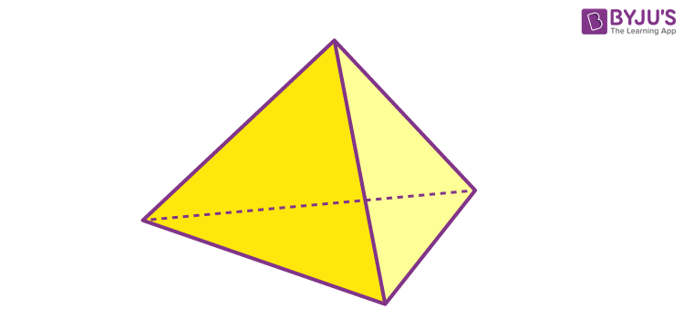 a triangular pyramid has faces