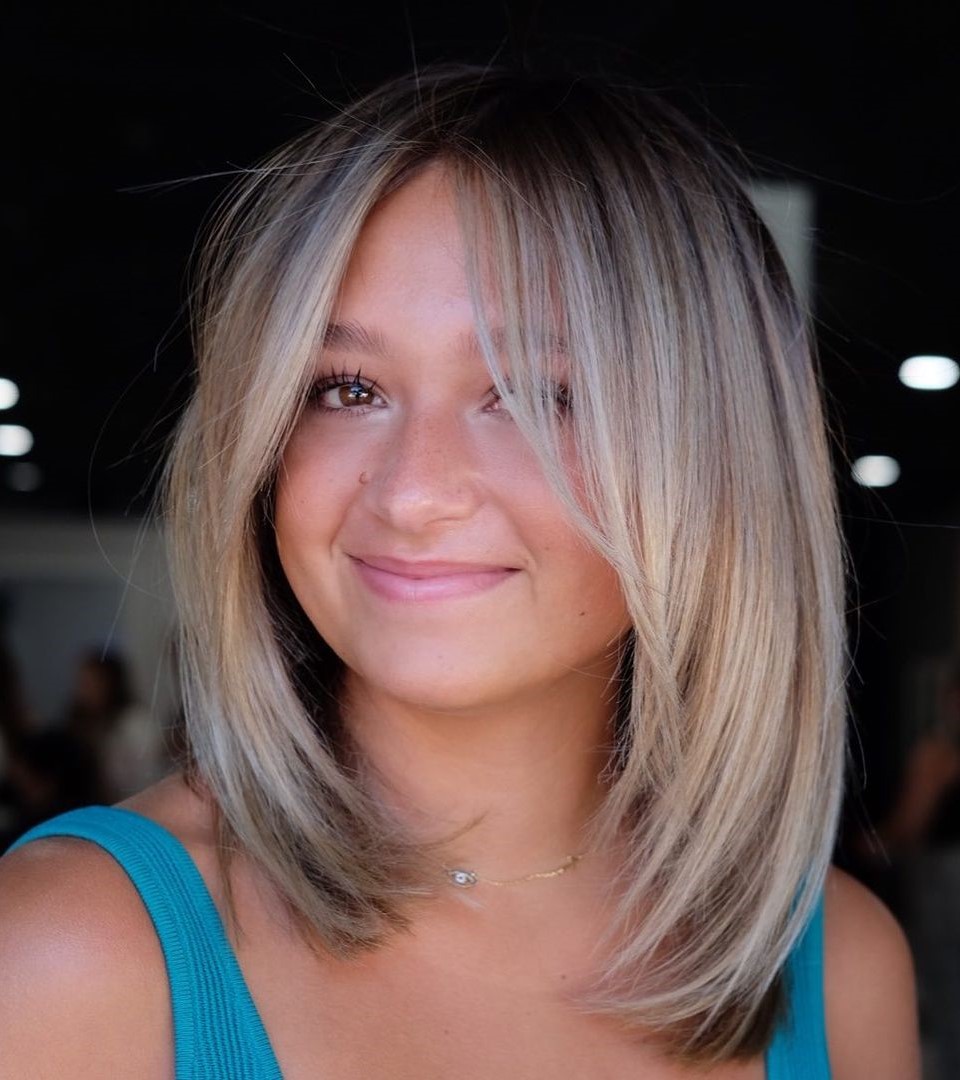 medium bob haircuts for fine hair