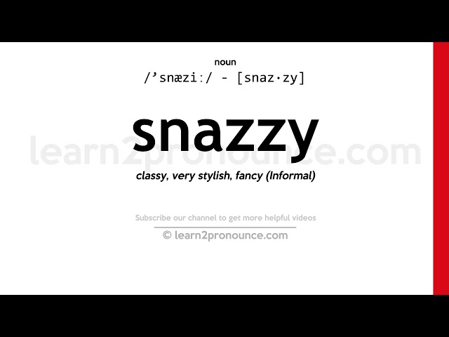 snazzy meaning in hindi