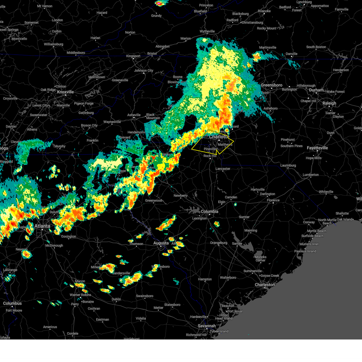 weather radar indian land sc