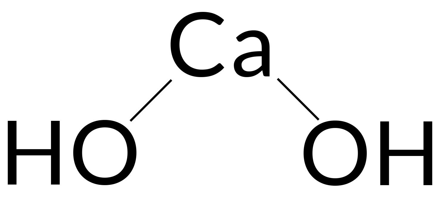 symbol of calcium hydroxide