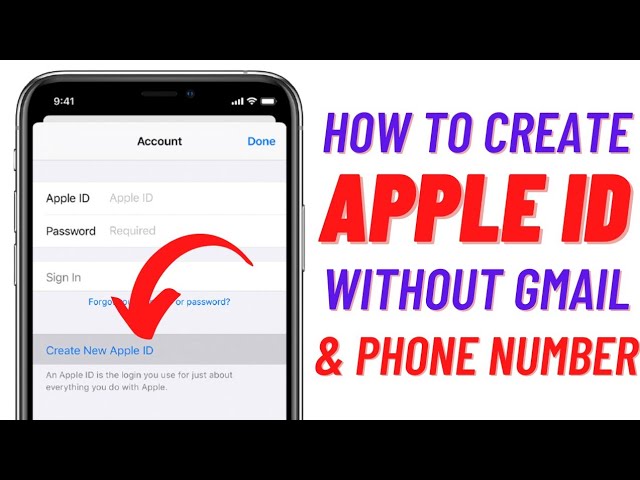 create apple id with gmail