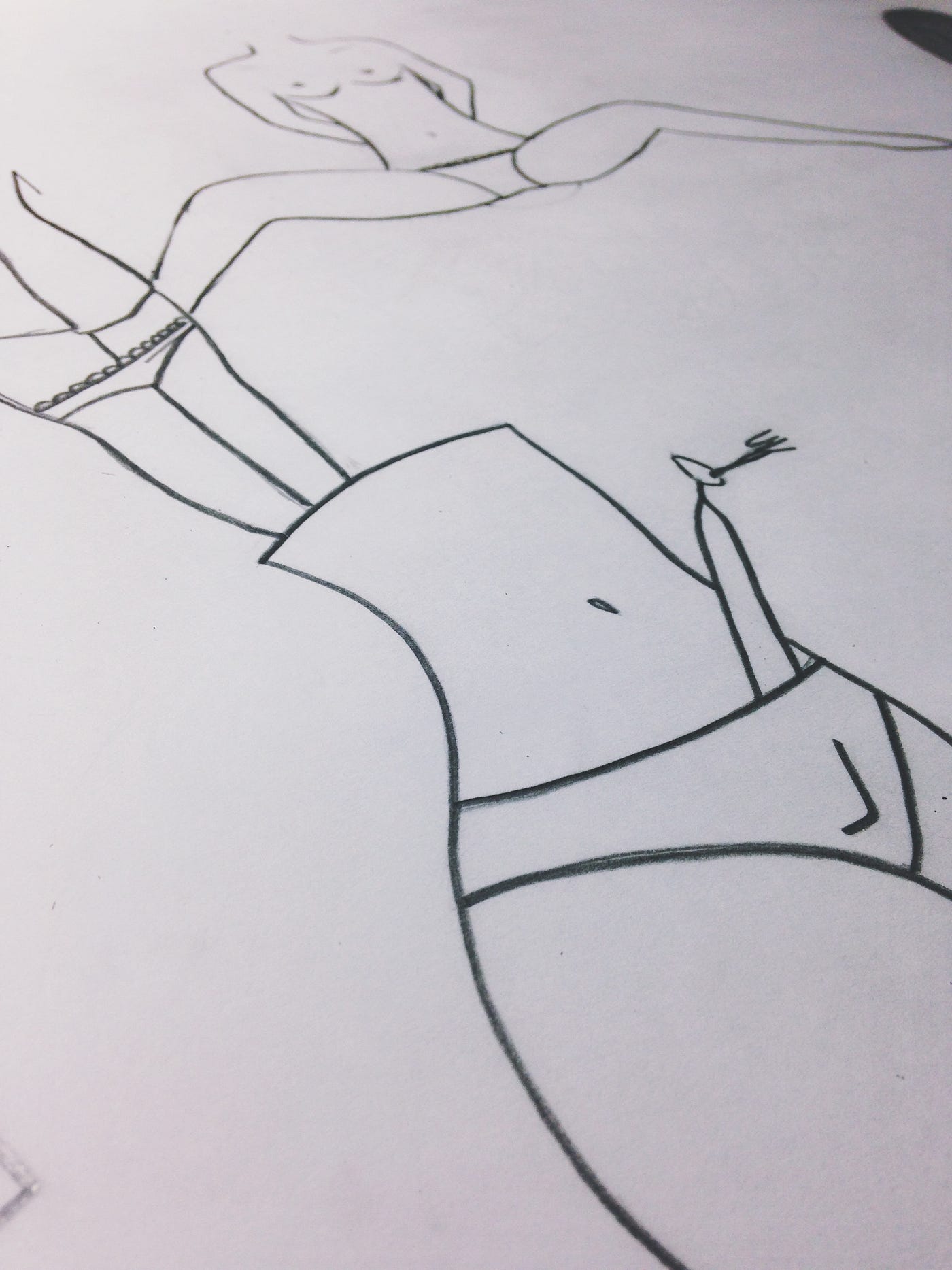 como dibujar una mujer sin ropa