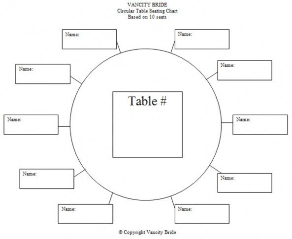 seating arrangement template