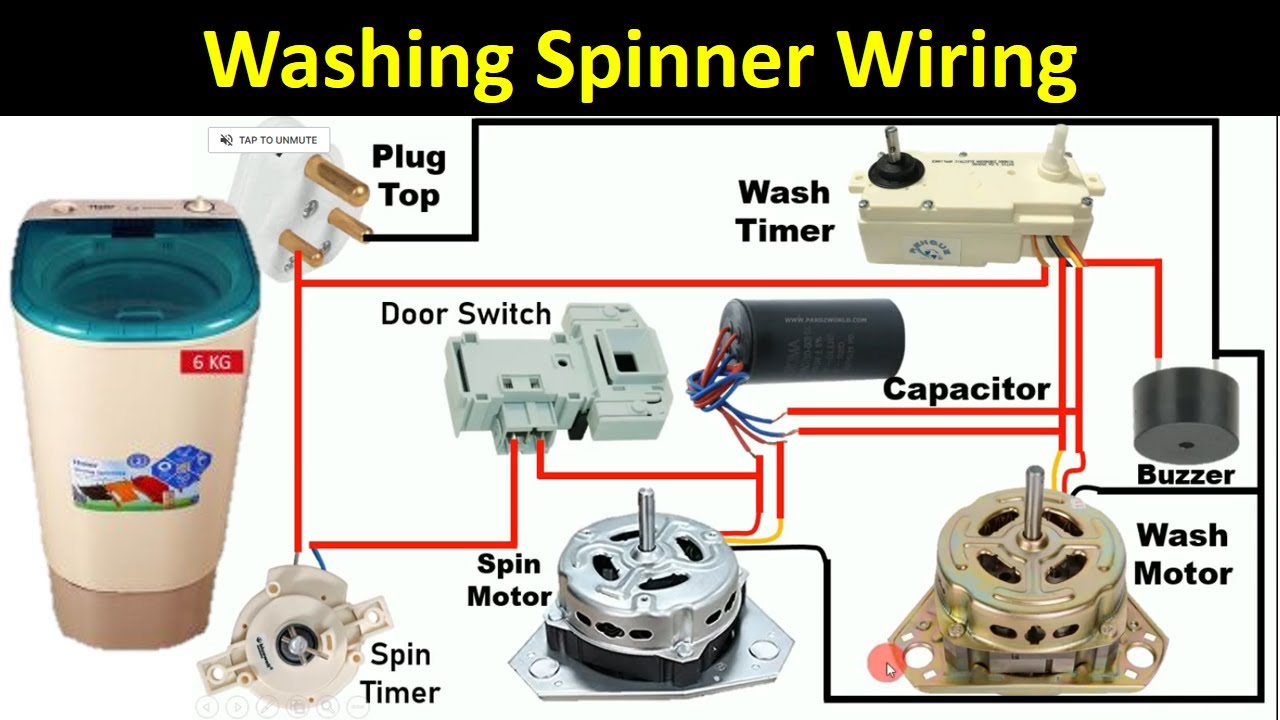 spin dryer wiring diagram