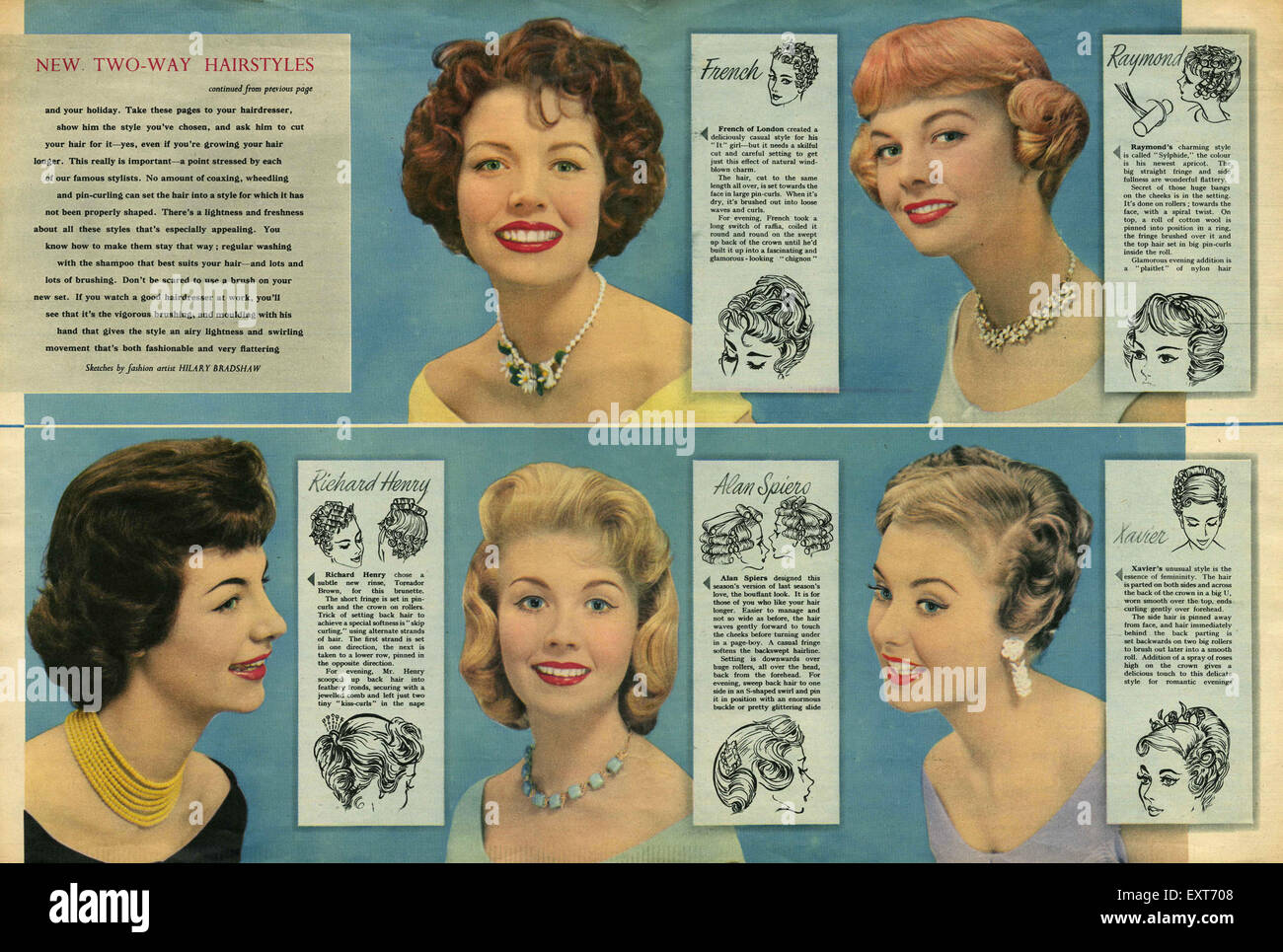 hairdos in the 50s