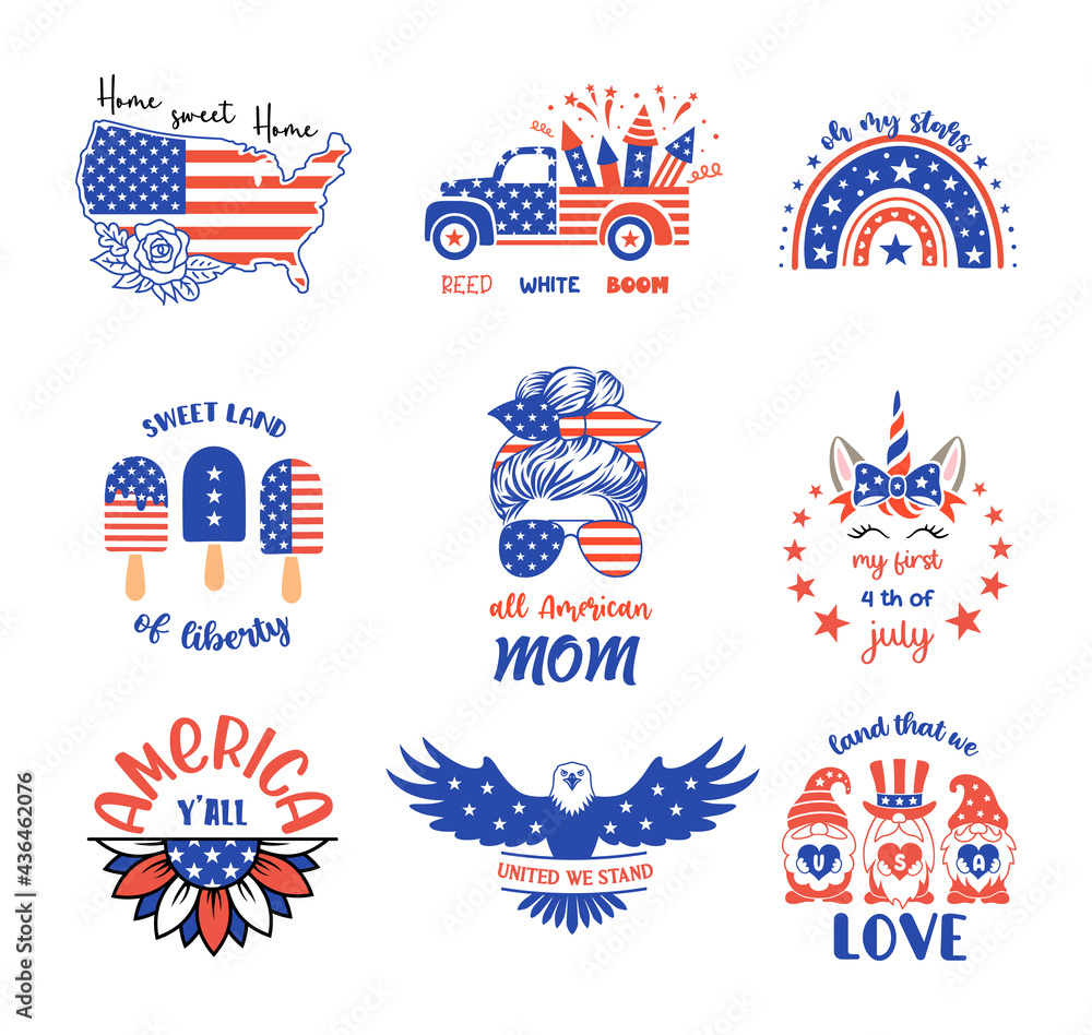 4th of july symbols