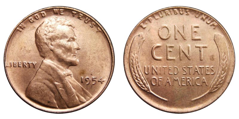 value of 1954 penny