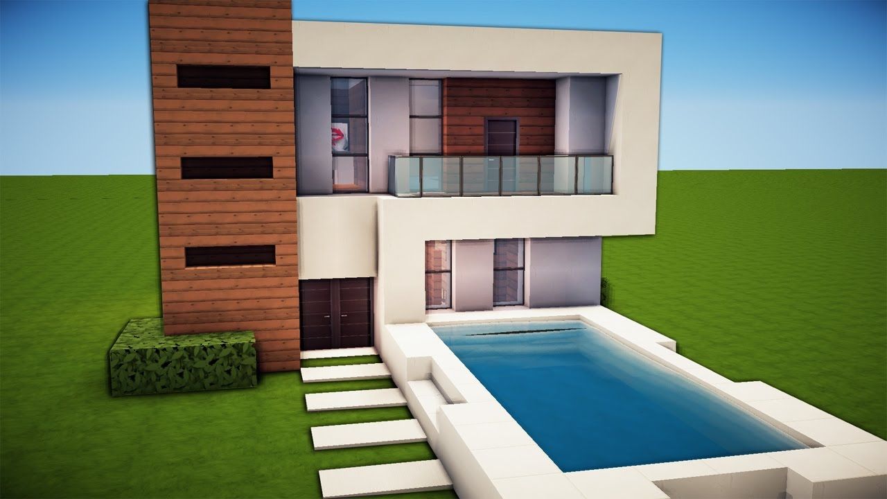 modern minecraft house