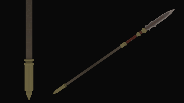 spear 3d model