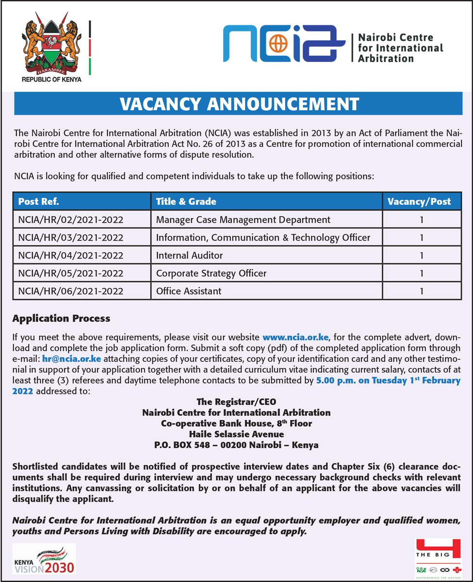 ncia vacancies