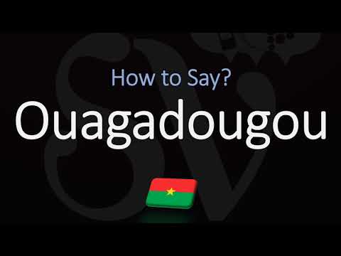 ouagadougou pronunciation