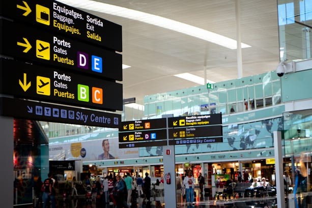 bcn airport departure