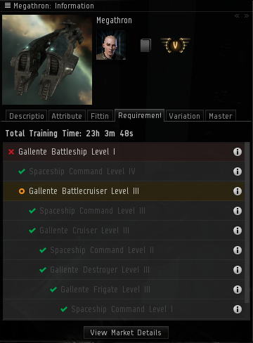 eve online ship mastery