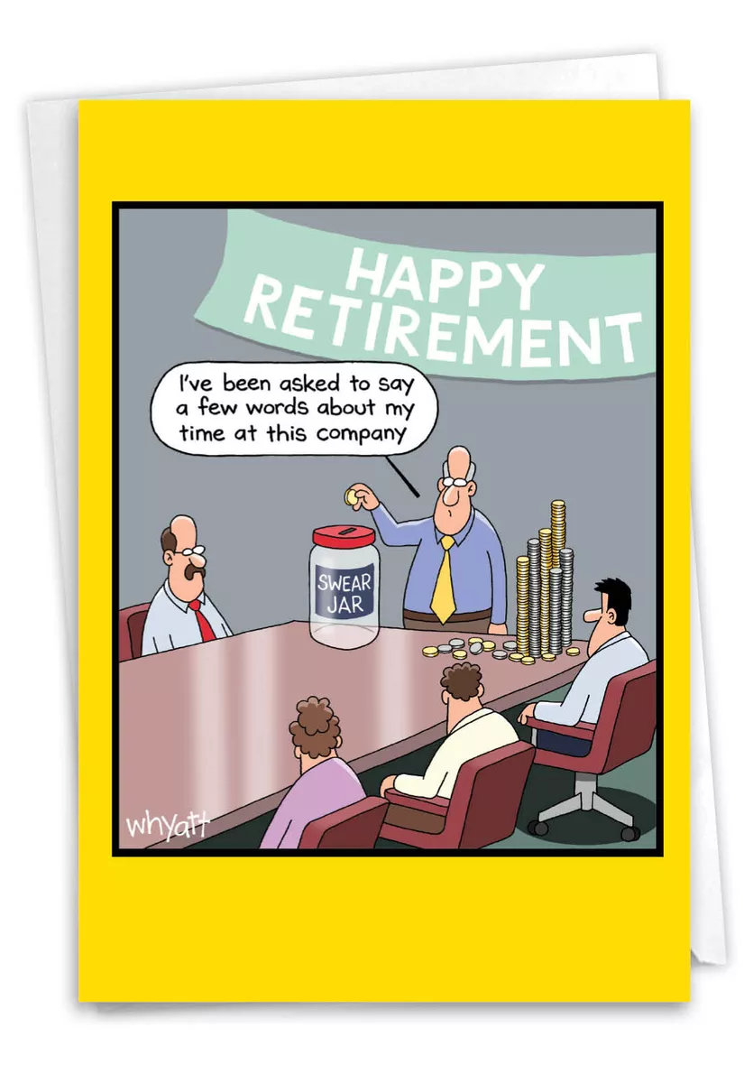 retirement cards funny